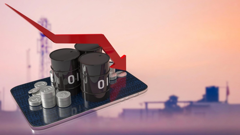 Цена нефти Brent опускалась ниже 75 долларов за баррель Цена нефти Brent опускалась ниже 75 долларов за баррель